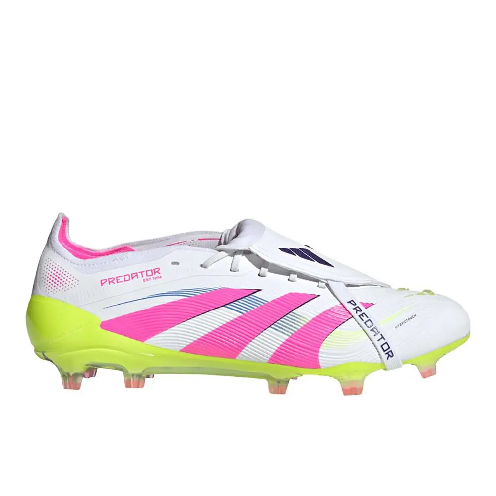 Adidas Predator Elite Foldover Tongue Firm Ground Soccer Cleats Mens Pink White - Pink, White