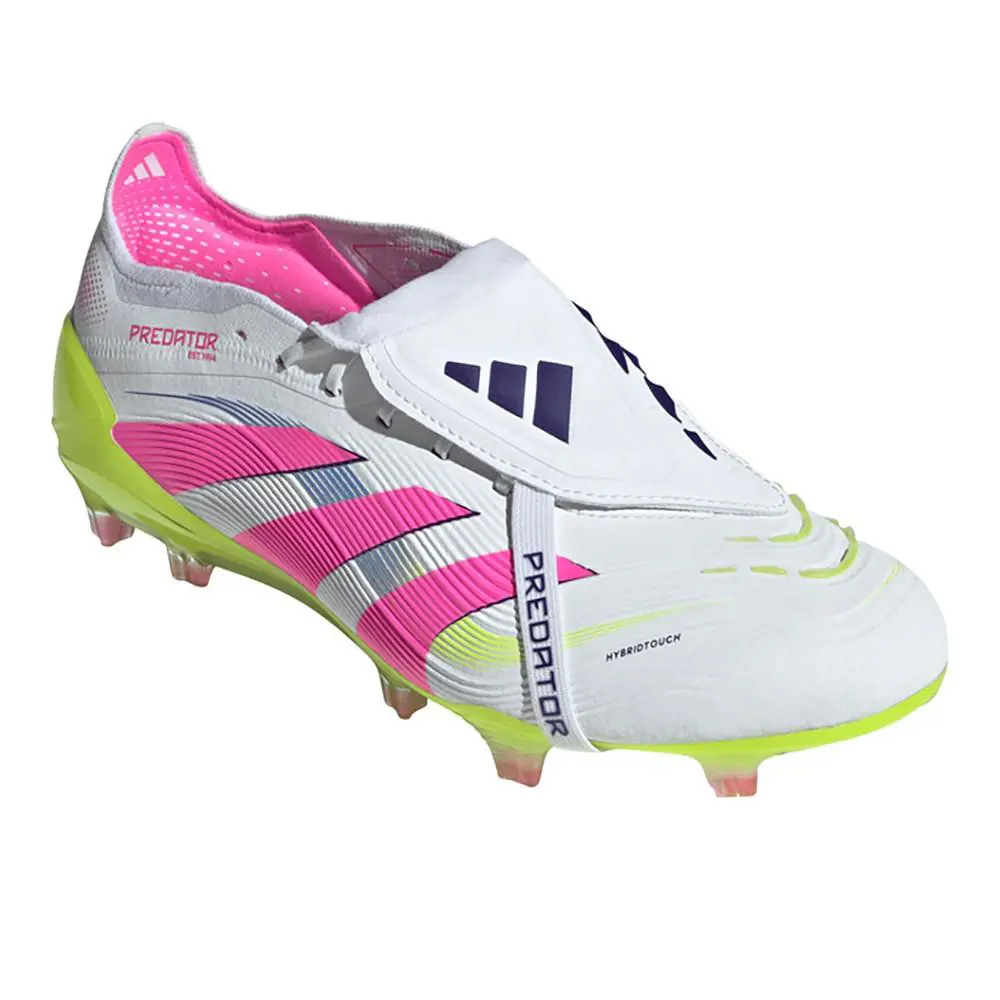 Adidas shoes - adidas Predator Elite FoldOver Tongue Firm Ground Soccer Cleats - ID8967-A - Pink, White 0