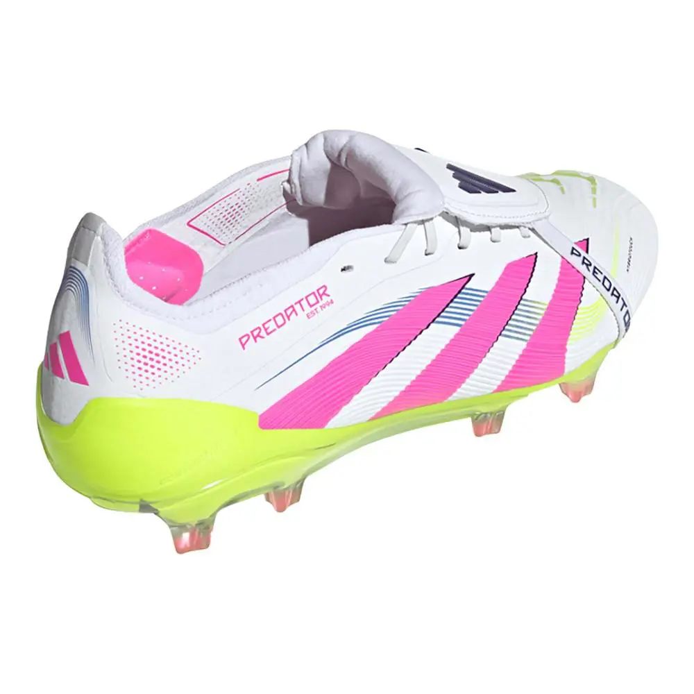 Adidas shoes - adidas Predator Elite FoldOver Tongue Firm Ground Soccer Cleats - ID8967-A - Pink, White 4