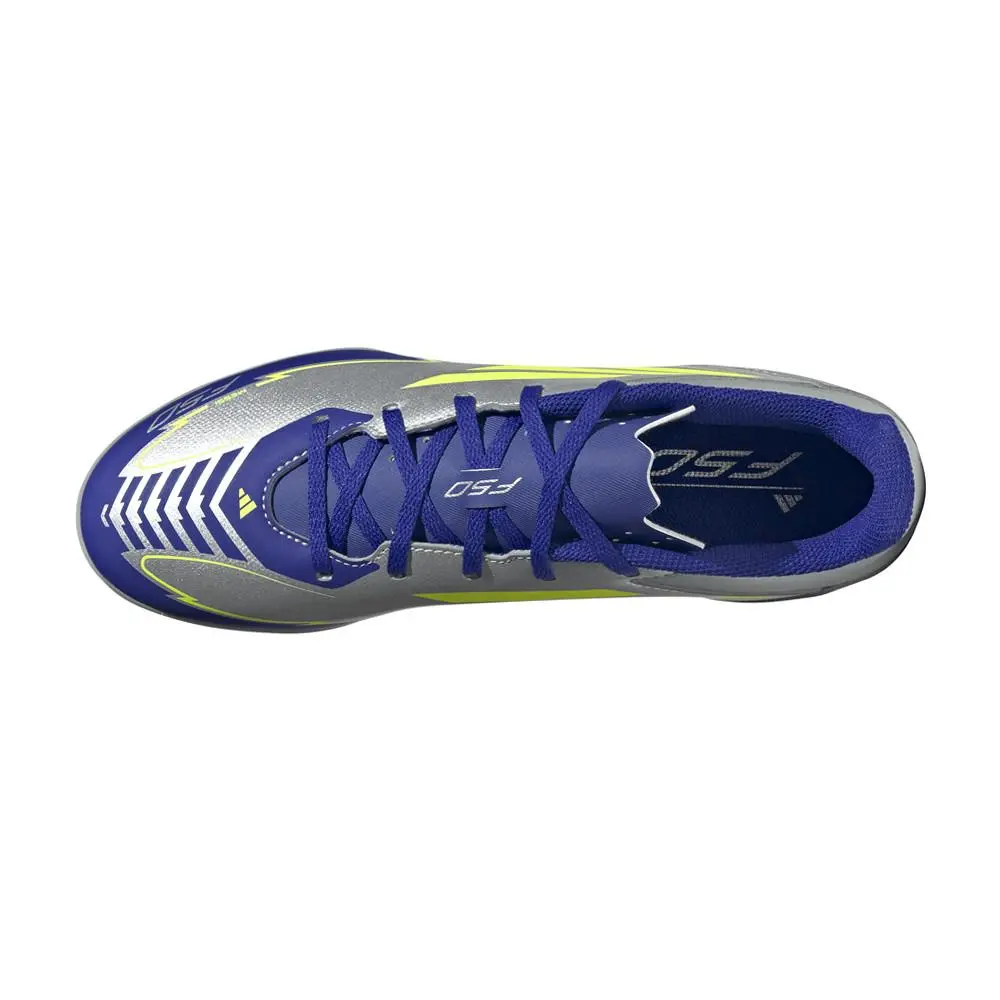 Adidas shoes - adidas F50 Club Turf Soccer - IH0917-A - Blue, Silver 2