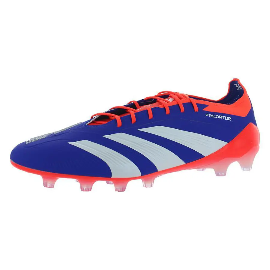 Adidas Predator Elite Artificial Grass Unisex Shoes - Lucid Blue/Footwear White/Solar Red, Main: Blue