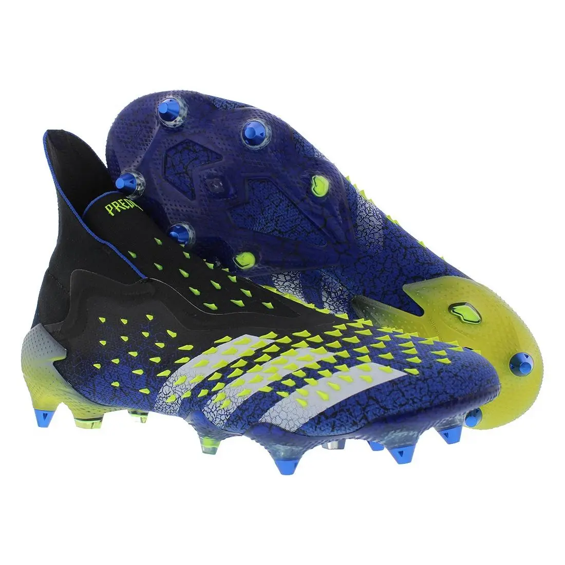 Adidas shoes - Core Black/Cloud White/Solar Yellow, Main: Black 4