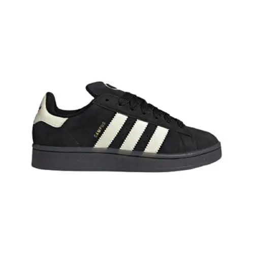 Adidas Originals Women`s Campus 00s Sneaker KK3558 Core Black/cream White/gold - Black