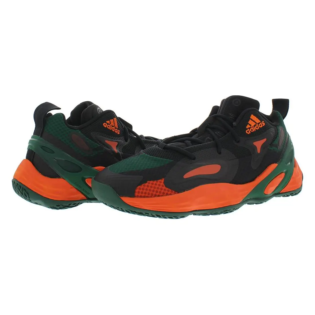 Adidas shoes - Black/Green/Orange, Main: Black 0