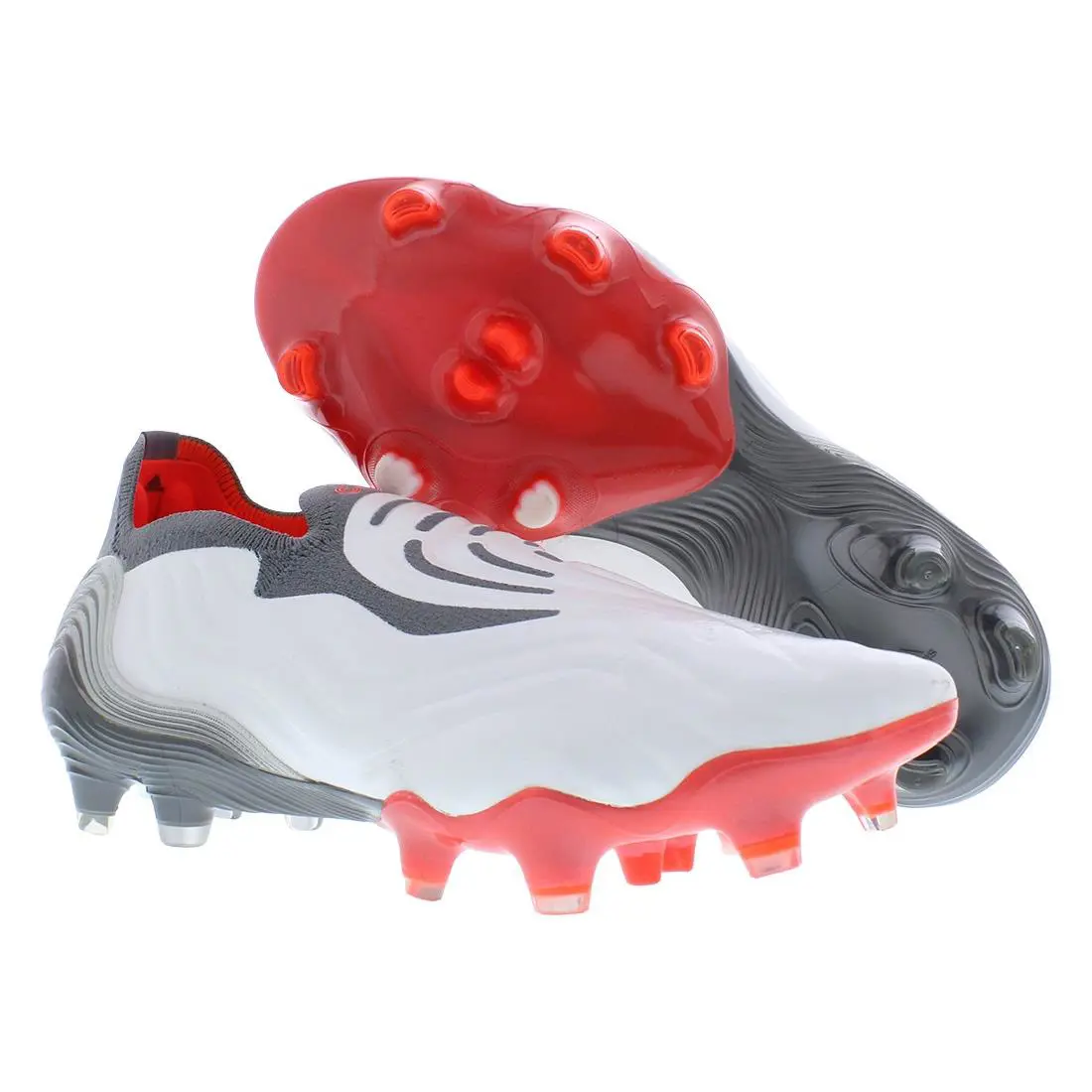 Adidas shoes - Cloud White/Solar Red/Iron Metallic, Main: White 4