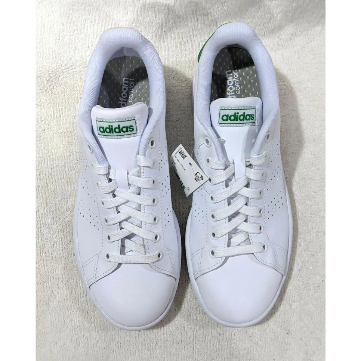 Adidas shoes - adidas Advantage - Advantage - FW7872 - White/Green 1