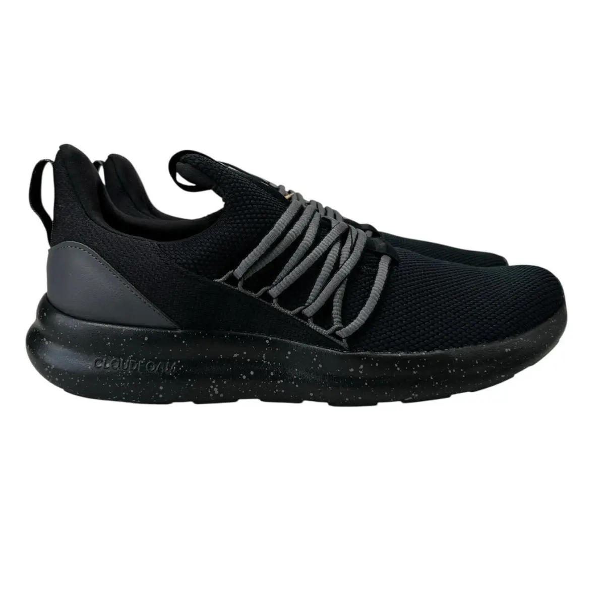 Adidas Lite Racer Adapt 7.0 Black White Grey Shoes IH3455 Men`s Sizes 10.5-11.5 - Black