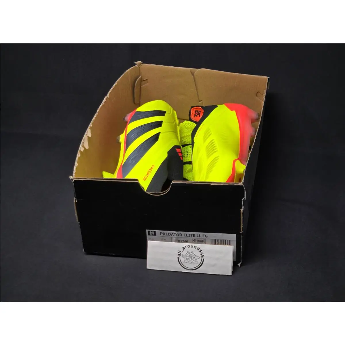 Adidas shoes - Adidas Predator Elite Laceless - Predator Elite Laceless - IE2366 - Yellow 7