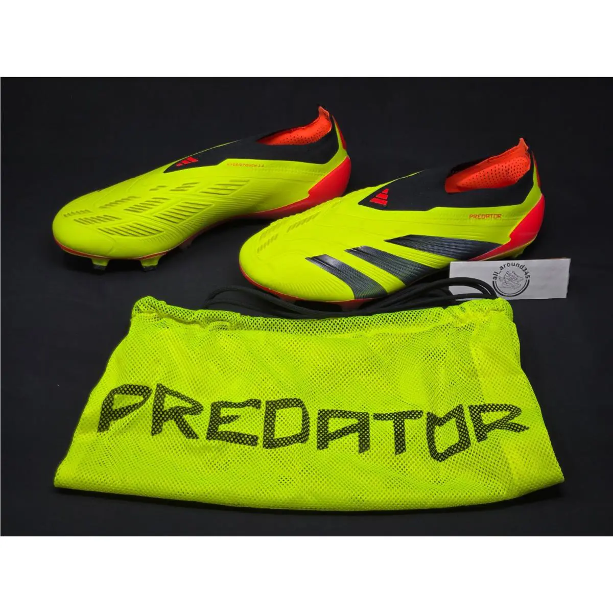 Adidas shoes - Adidas Predator Elite Laceless - Predator Elite Laceless - IE2366 - Yellow 8
