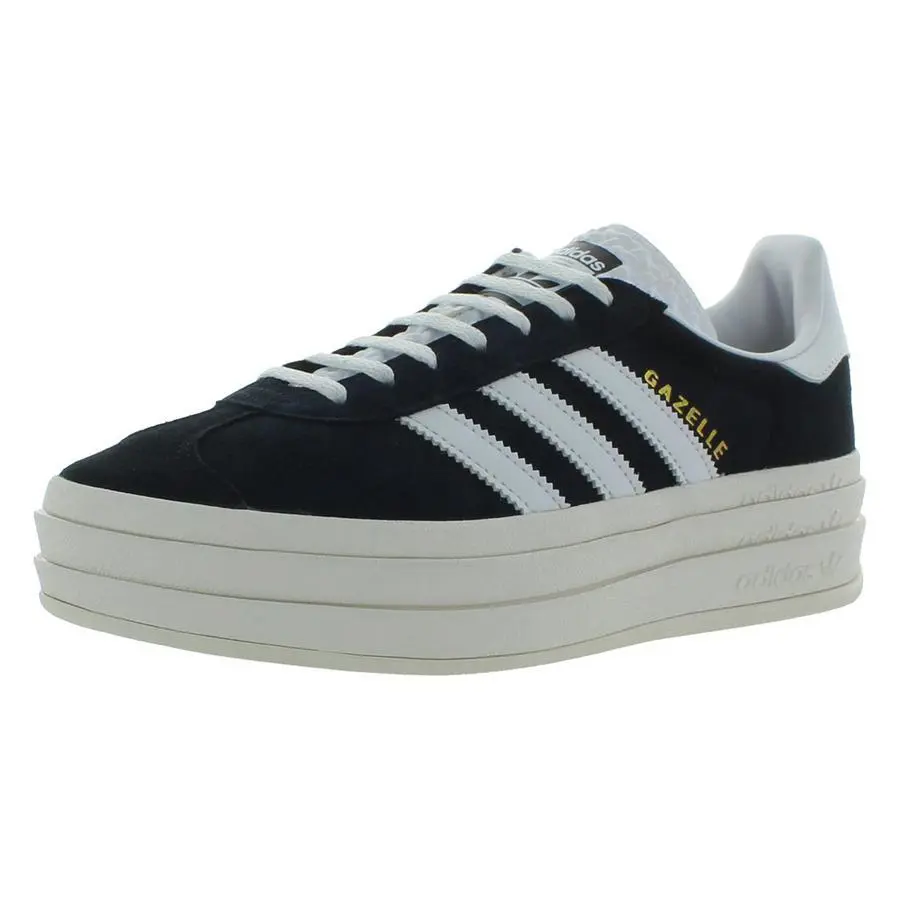 Adidas Gazelle Bold Womens Shoes - Core Black/Cloud White, Main: Black