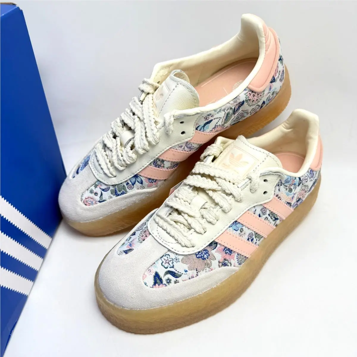 Adidas shoes - sambea J - sambea - JQ2009 - Off White/Blush Pink/Gum 11