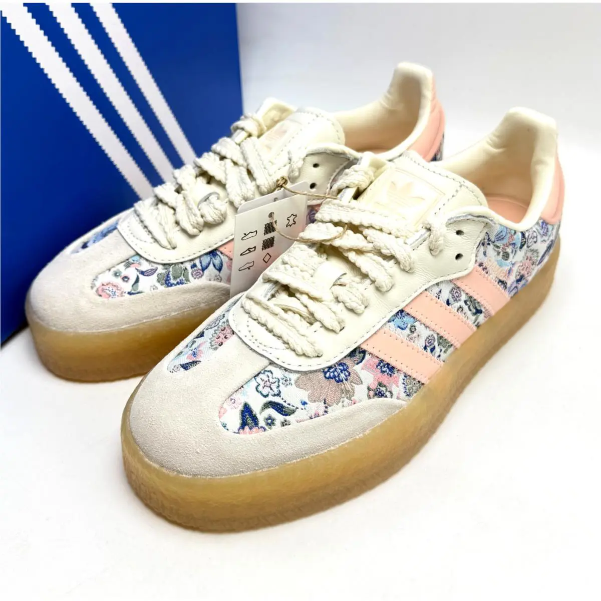 Adidas shoes - sambea J - sambea - JQ2009 - Off White/Blush Pink/Gum 6