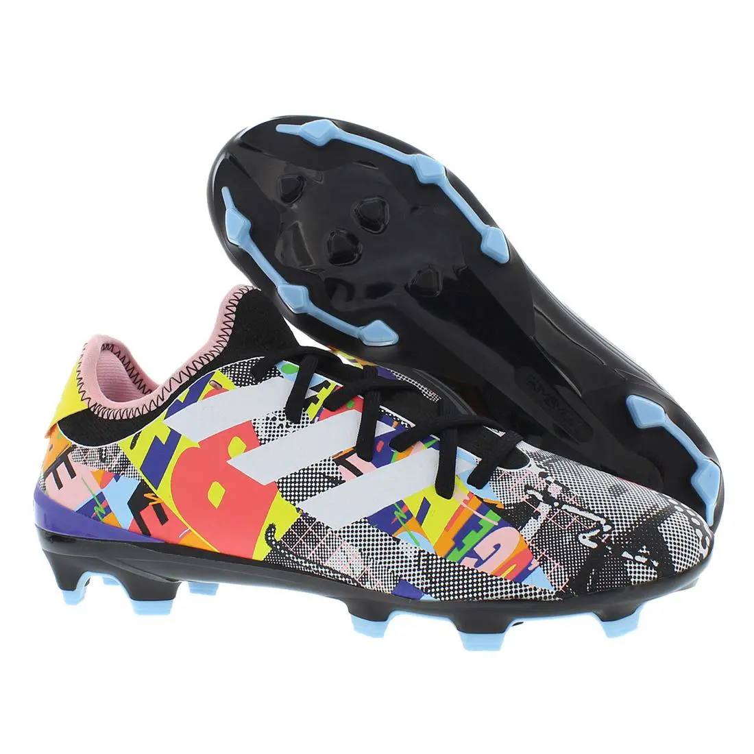 Adidas shoes - Core Black/Footwear White/Clear Sky, Main: Multi-Colored 4