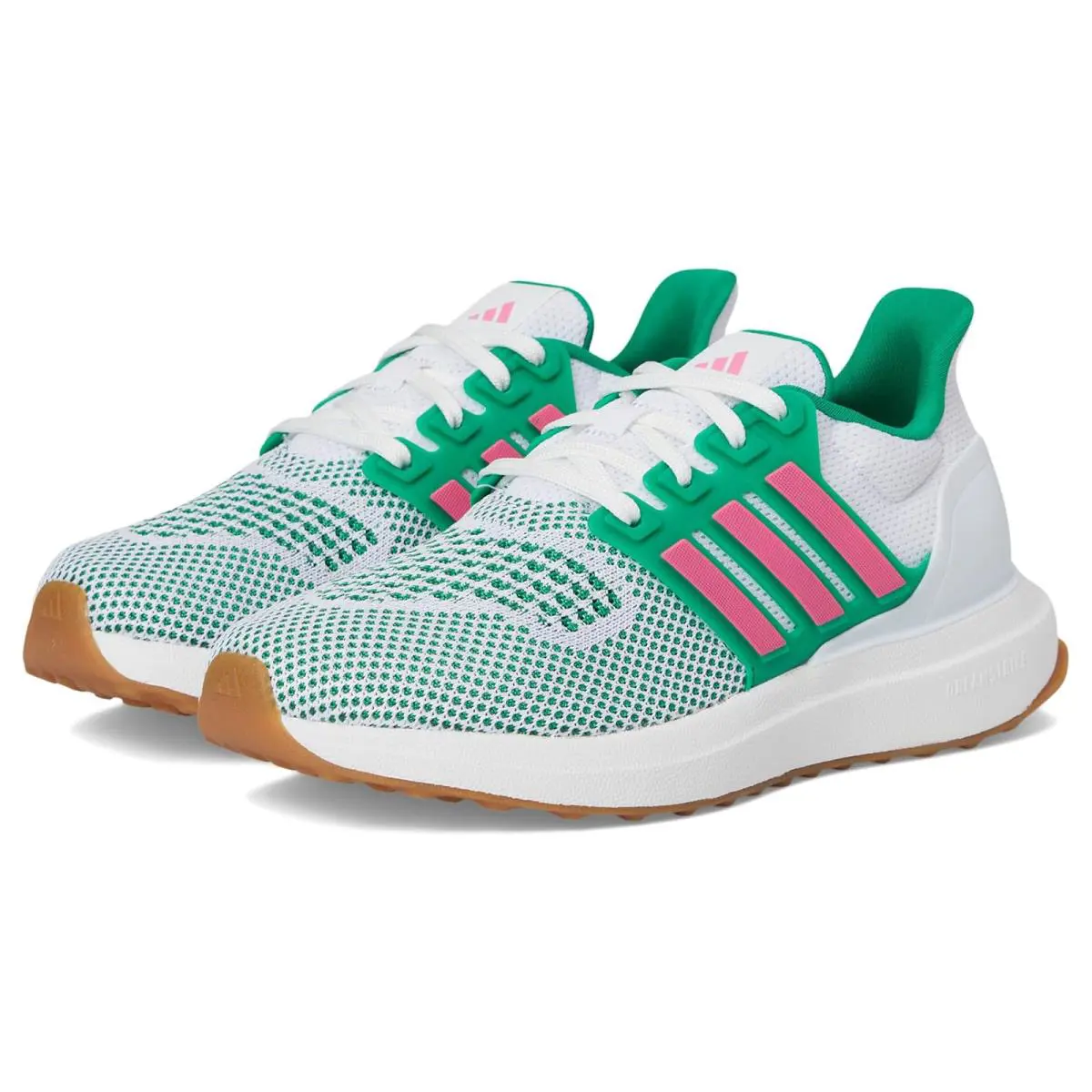 Children Unisex Shoes Adidas Kids Ultradream Dna Sportswear Shoes Big Kid - White/Lucid Pink/Court Green