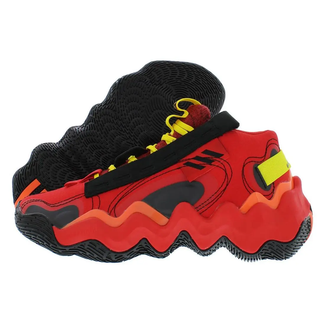 Adidas Exhibit B Mid Candace Womens Shoes Color:red/black/yellow
