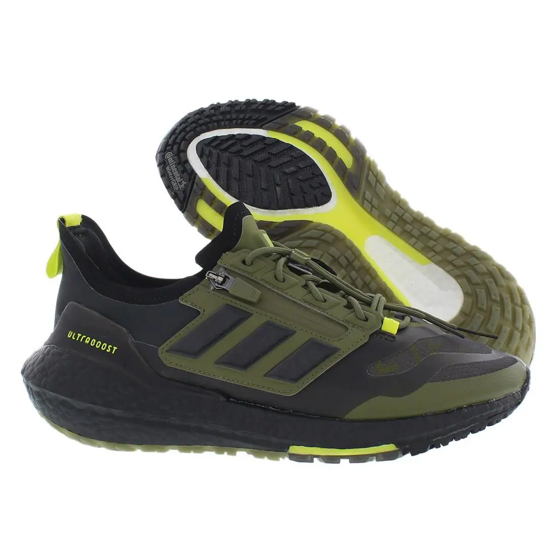 Adidas shoes - Black/Olive/Volt, Main: Black 4
