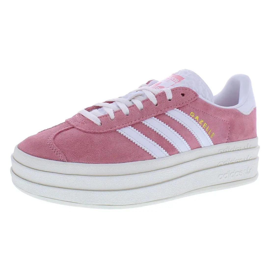 Adidas Gazelle Bold Womens Shoes - Pink/White
