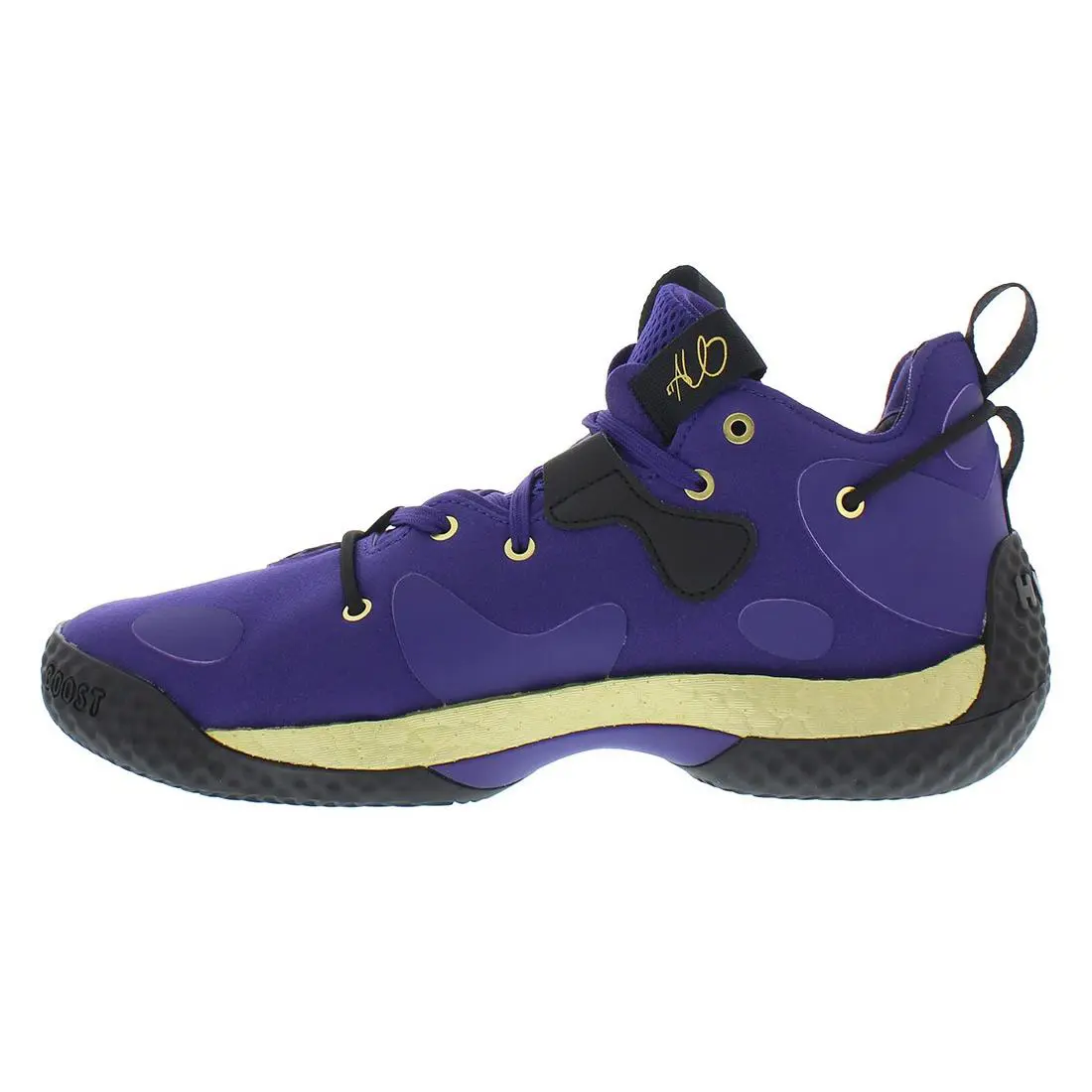 Adidas shoes - Purple/Black/Gold, Main: Purple 4