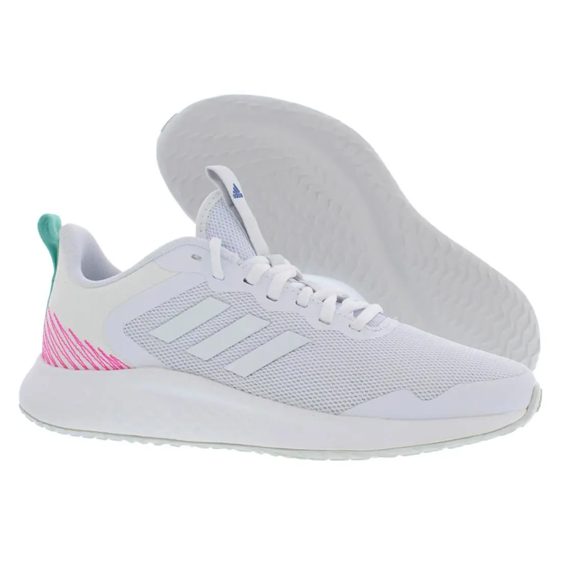 Adidas shoes - White/Pink/Teal, Main: White 4