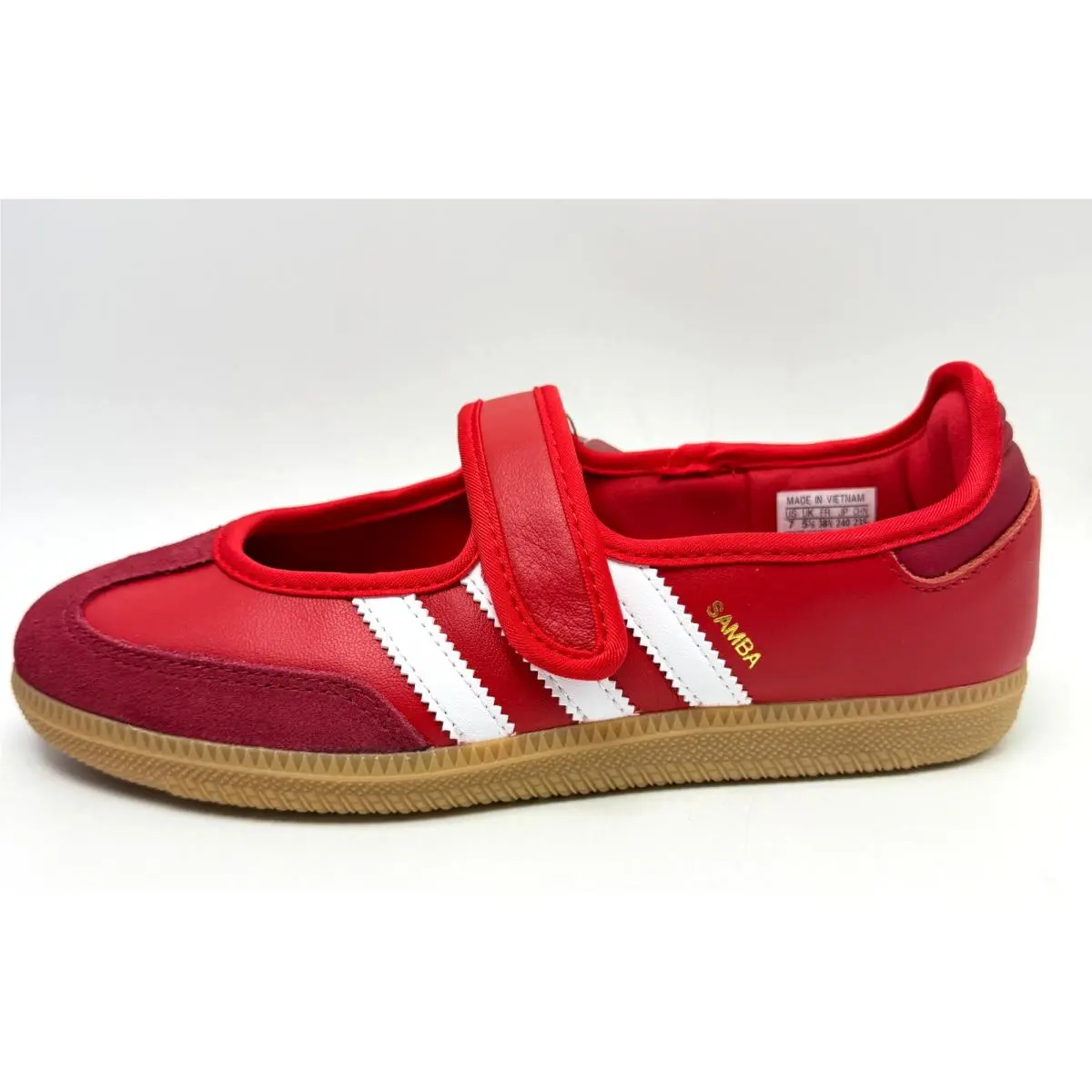 Adidas shoes - SAMBA JANE - SAMBA JANE - JQ6446 - Better Scarlet/Team Victory Red/Gum 3 8
