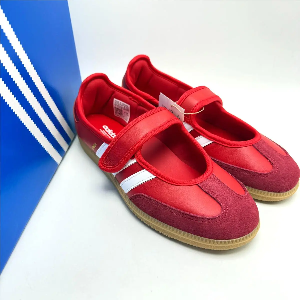 Adidas shoes - SAMBA JANE - SAMBA JANE - JQ6446 - Better Scarlet/Team Victory Red/Gum 3 9