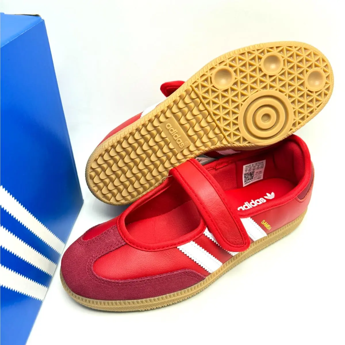 Adidas shoes - SAMBA JANE - SAMBA JANE - JQ6446 - Better Scarlet/Team Victory Red/Gum 3 12