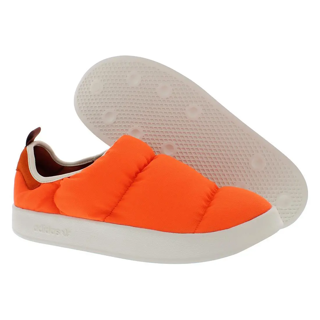 Adidas Puffylette Slip On Mens Shoes Size 12 Color: Impact - Impact Orange/Aluminium/Charcoal Solid Grey, Main: Orange