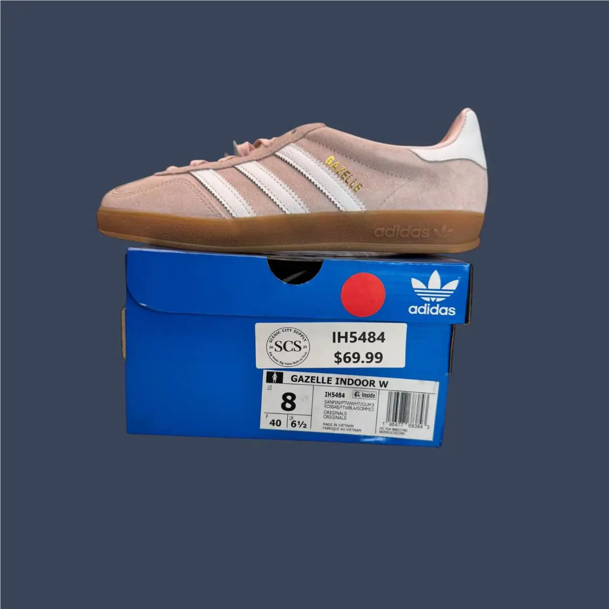 Adidas shoes - Adidas Gazelle Indoor Women’s Sanpin/White/Gum – IH5484 6