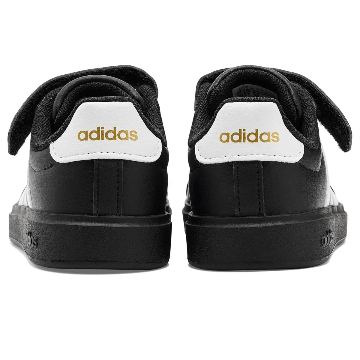 Adidas shoes - Black/White/Gold Metallic 5