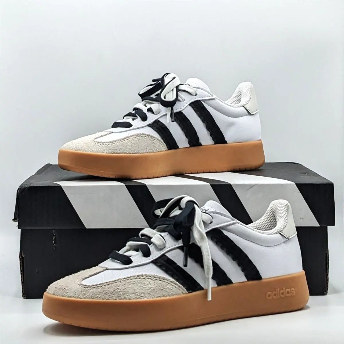 Adidas shoes - adidas Barreda T-Toe Terrace Style Shoes - JP5968 - White 17