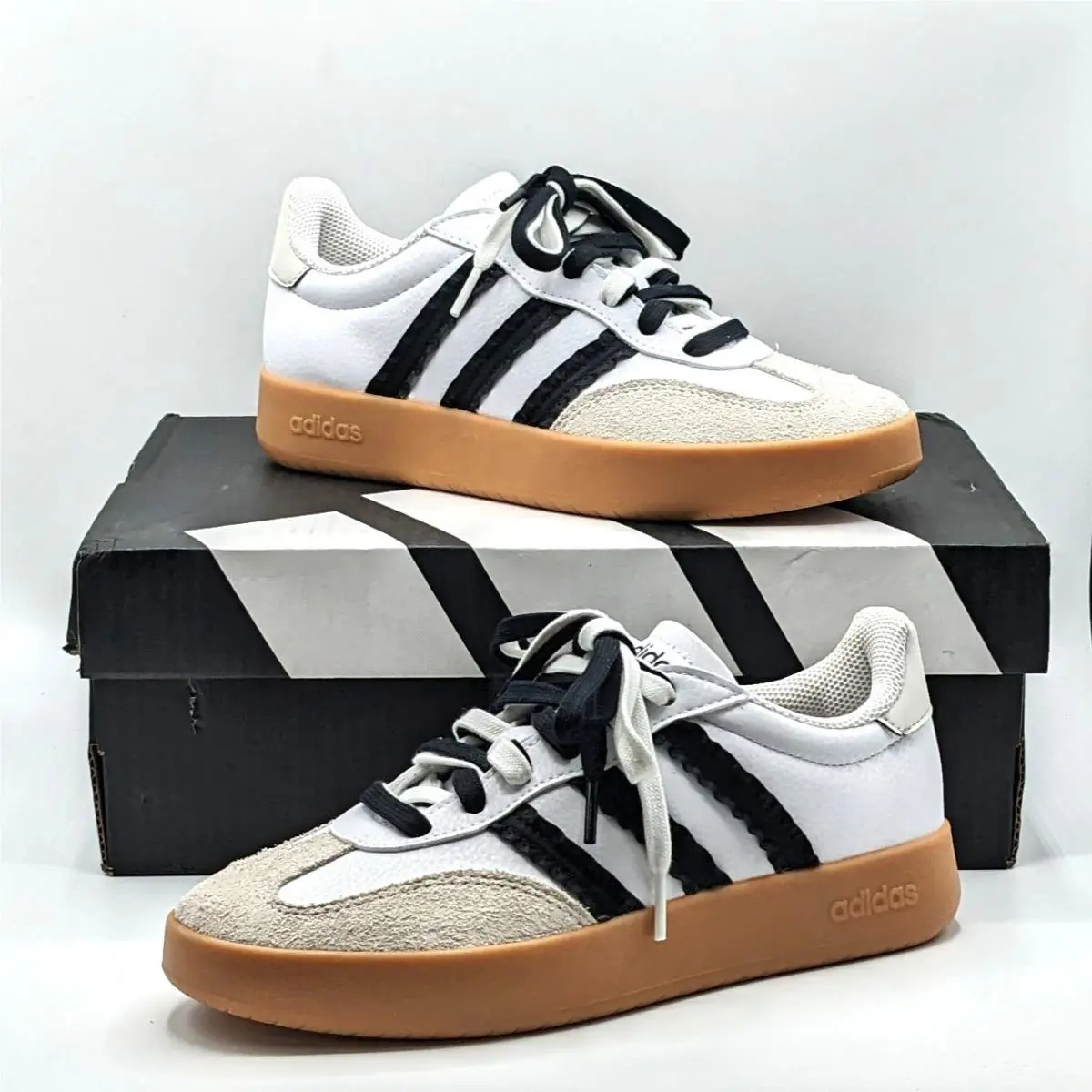 Adidas shoes - adidas Barreda T-Toe Terrace Style Shoes - JP5968 - White 24