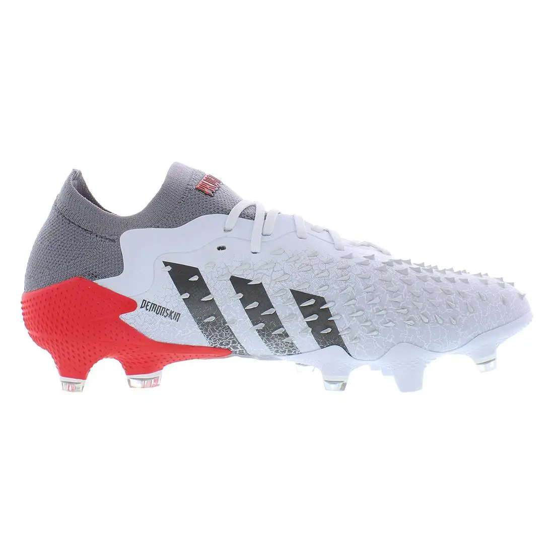 Adidas shoes - Cloud White/Iron Metallic/Solar Red, Main: White 1