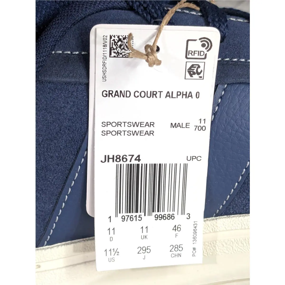 Adidas shoes - adidas Grand Court Alpha 00s - JH8674 - Navy 7