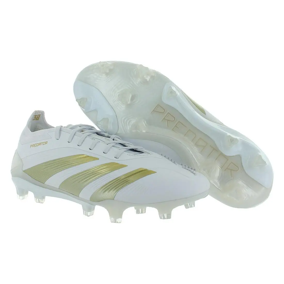 Adidas shoes - Footwear White/Gold Metallic/Footwear White, Main: White 1