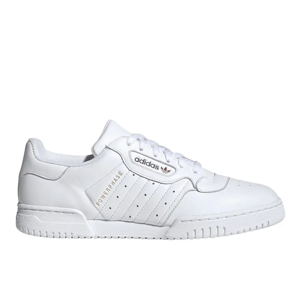 Adidas Powerphase Mens White Sneakers Casual Shoes JH5481