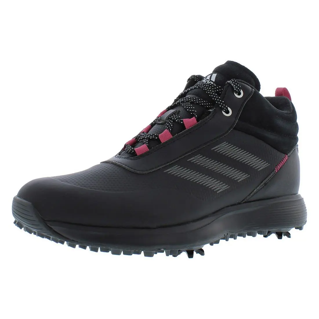 Adidas shoes - Core Black/Dark Silver Metallic/Wild Pink, Main: Black 5