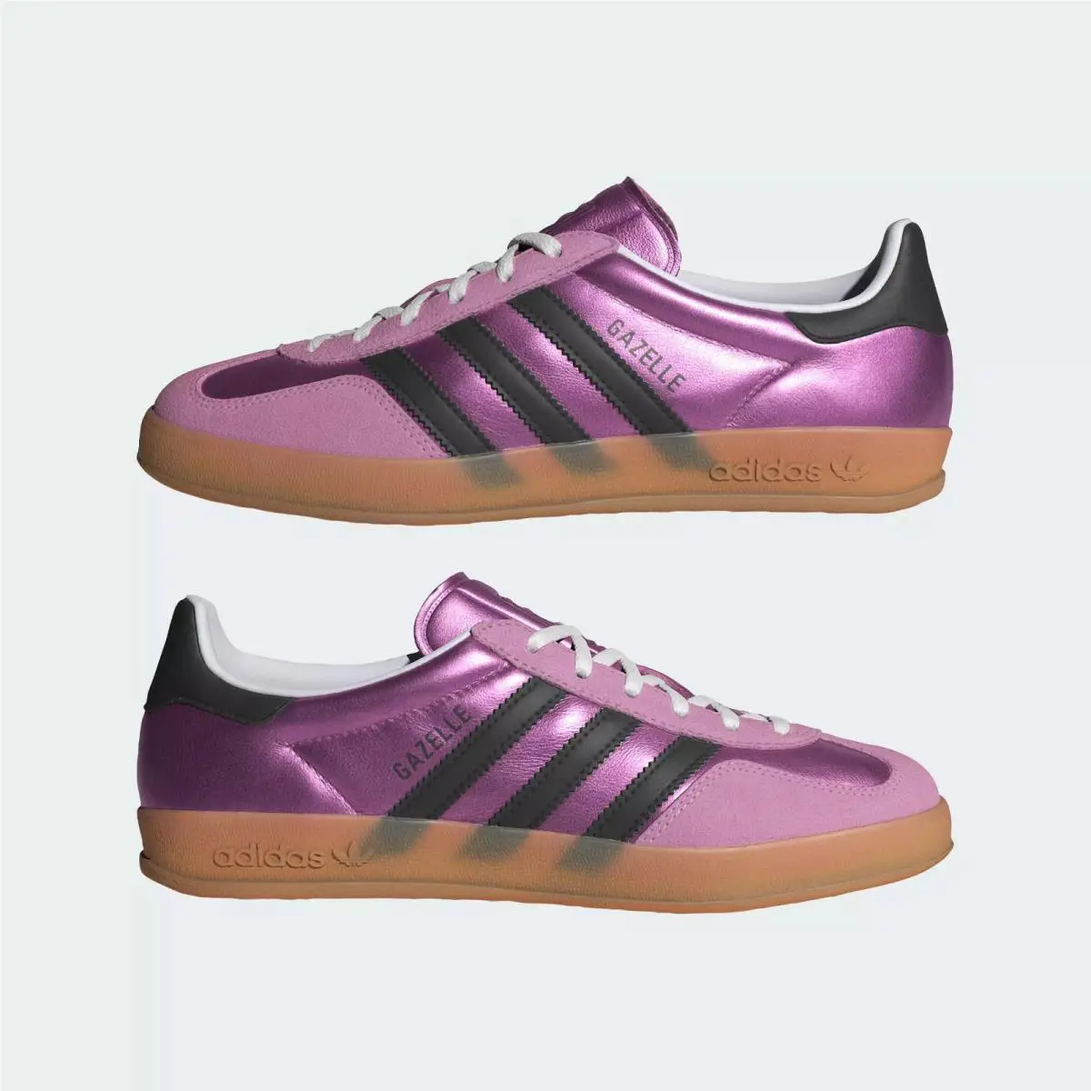 Adidas Gazelle Indoor Bliss Lilac Black Womens Sports Sneaker JS1406