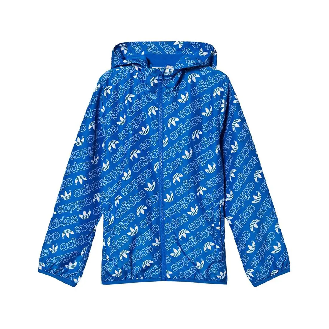 Adidas Repeating Trefoil Print Boys Windbreakers