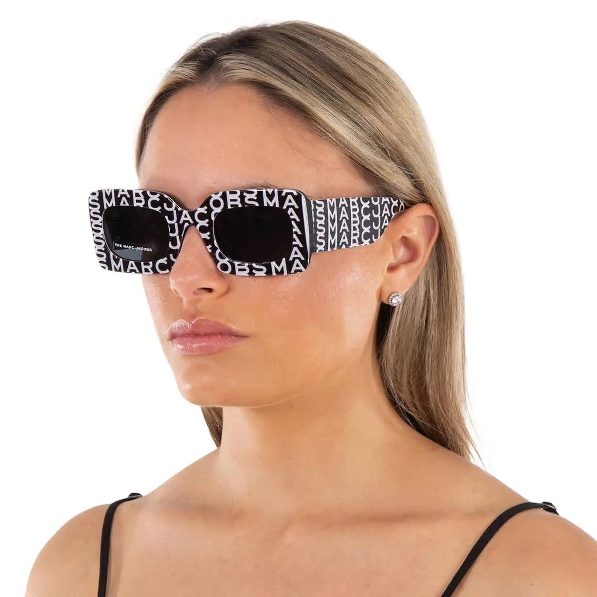 Marc Jacobs Grey Square Ladies Sunglasses Marc 488/N/S 003K/IR 51 Marc 488/N/S