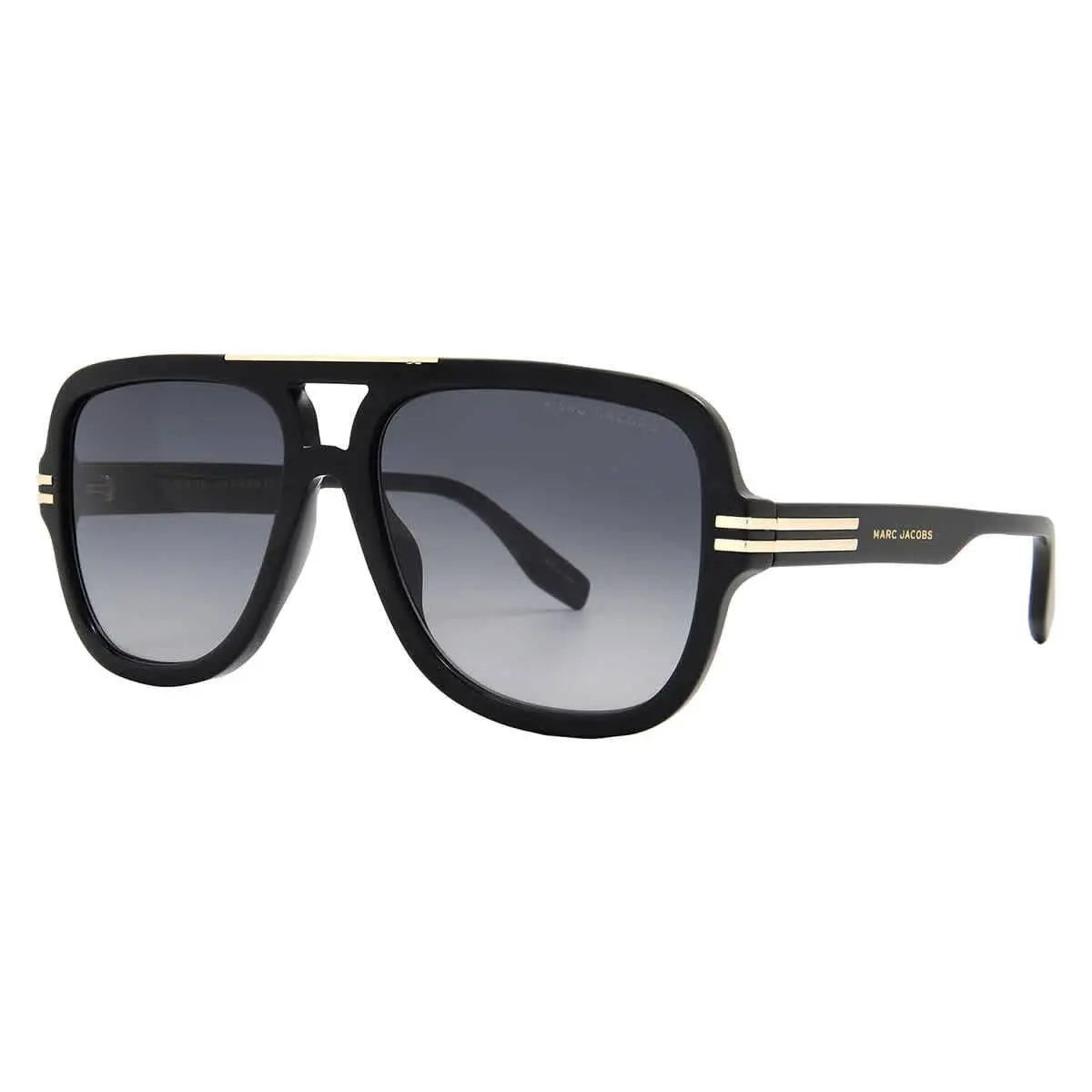 Marc Jacobs Grey Shaded Navigator Men`s Sunglasses Marc 637/S 0807/9O 58