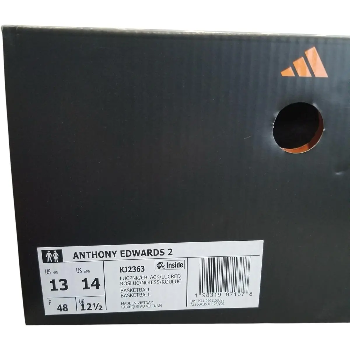 Adidas shoes - adidas AE 2 Lucid Pink Black - KJ2363 - pink (UPC: 198319971378) 10