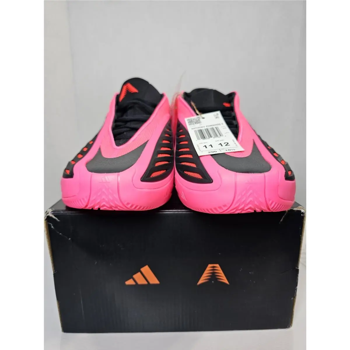 Adidas shoes - Anthony Edwards 2 / AE 2 - KJ2363 - pink/black (UPC: 198322068393) 8