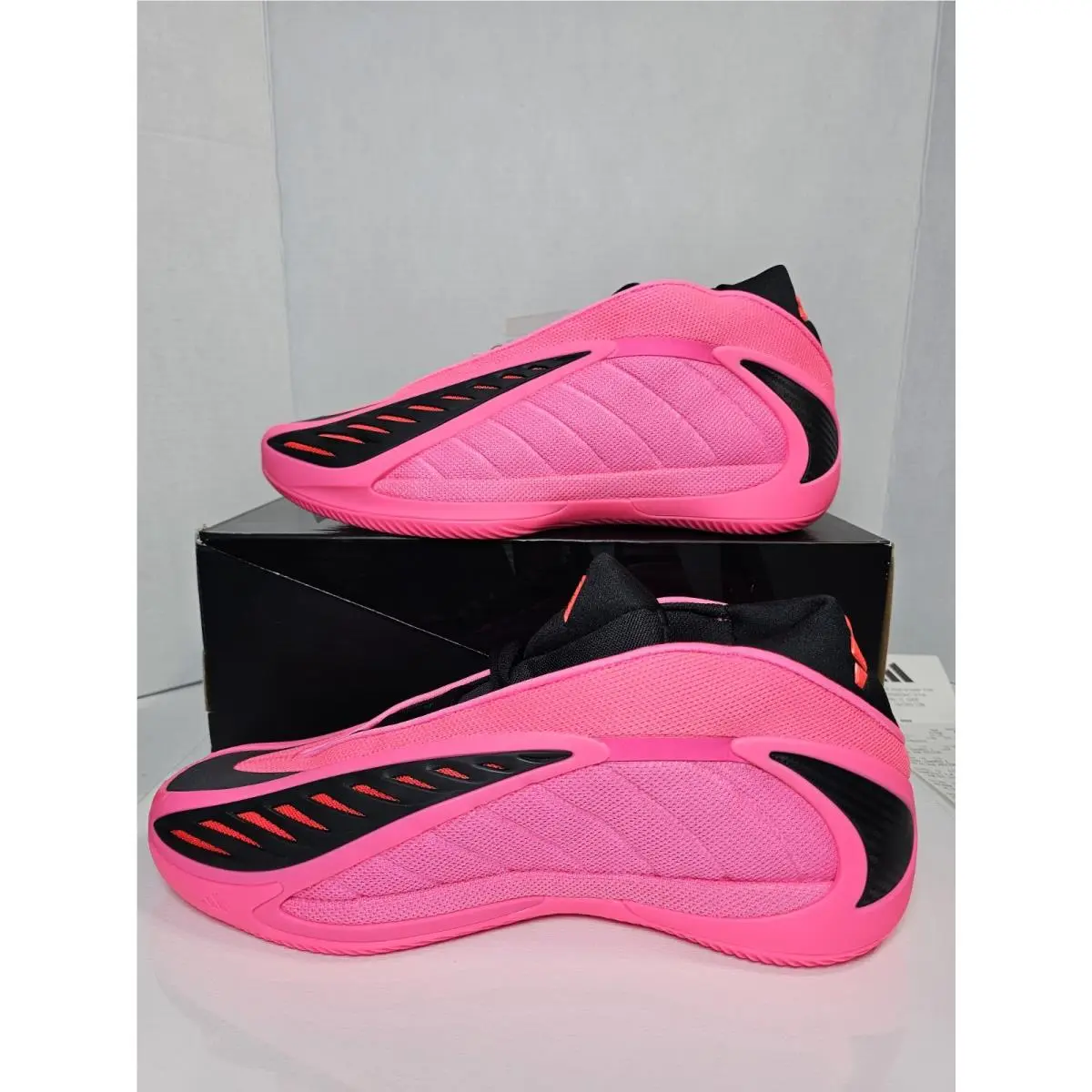 Adidas shoes - Anthony Edwards 2 / AE 2 - KJ2363 - pink/black (UPC: 198322068393) 5