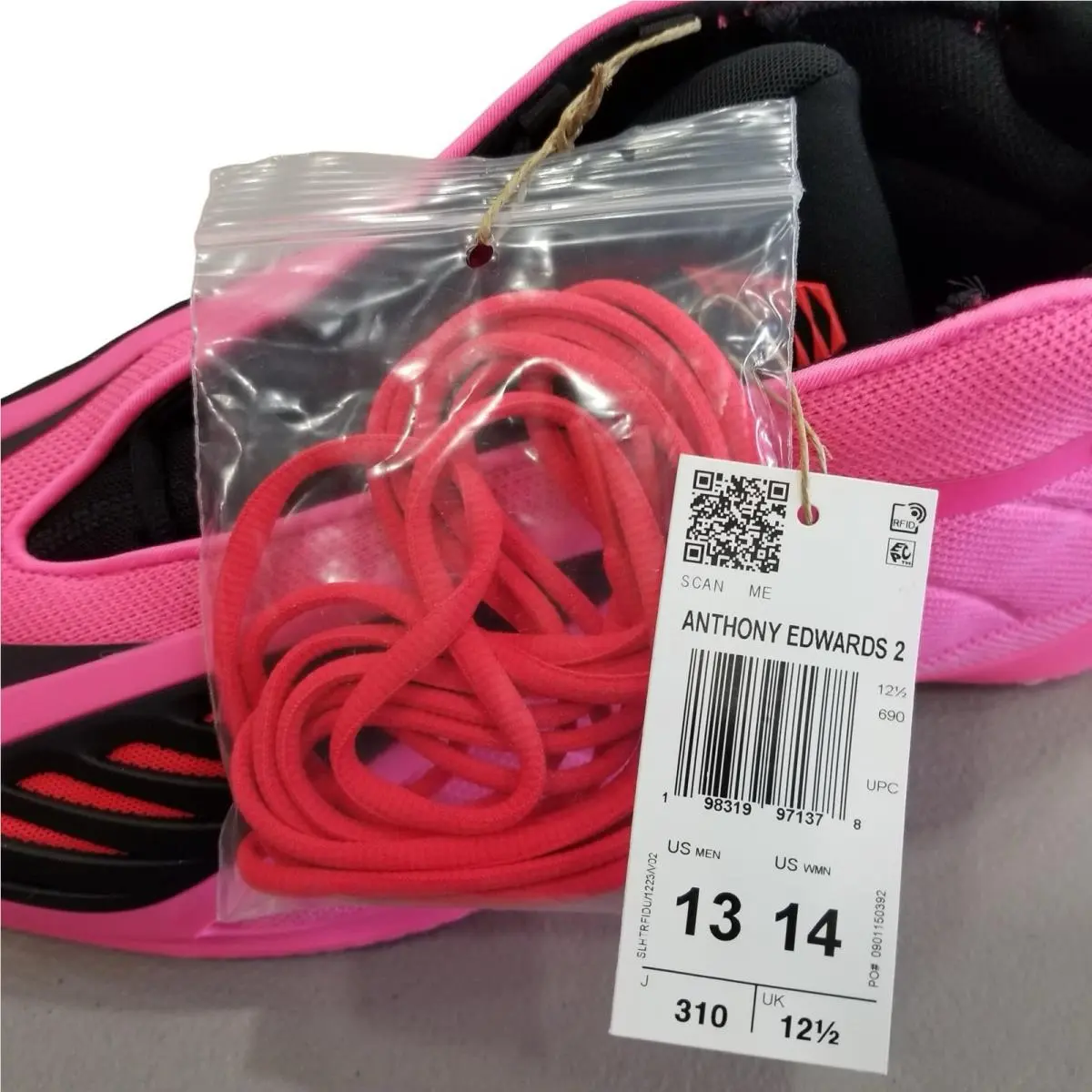 Adidas shoes - adidas AE 2 Lucid Pink Black - KJ2363 - pink (UPC: 198319971378) 9
