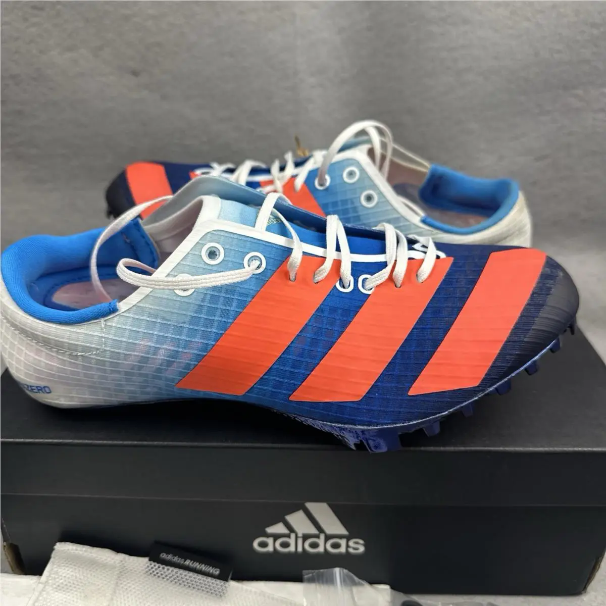 Adidas Adizero Finesse Track Spikes Unisex Womens 7.5 Mens 6.5 Blue GY0913 Tool