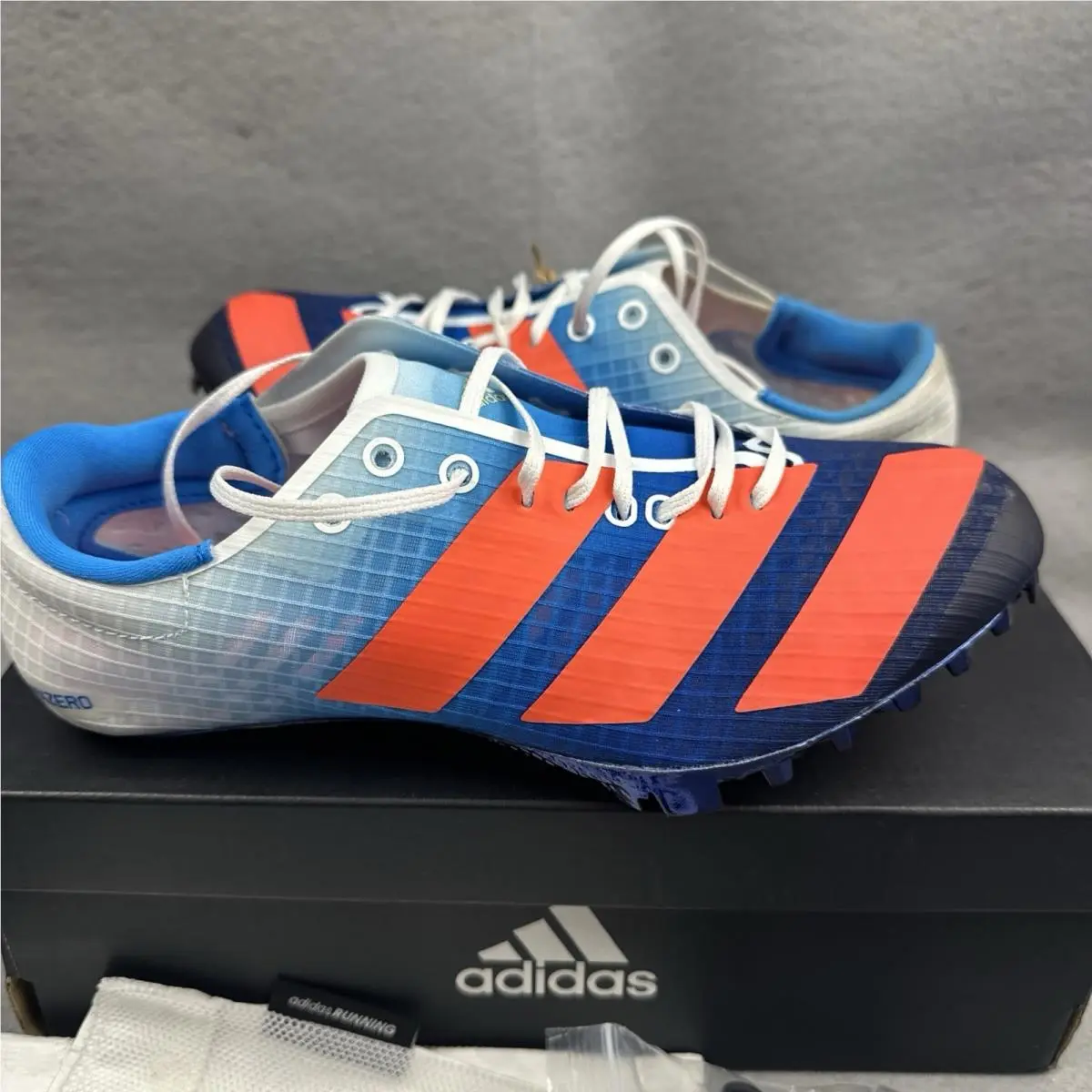 Adidas Adizero Finesse Track Spikes Unisex Womens 8 Mens 7 Blue GY0913 Tool
