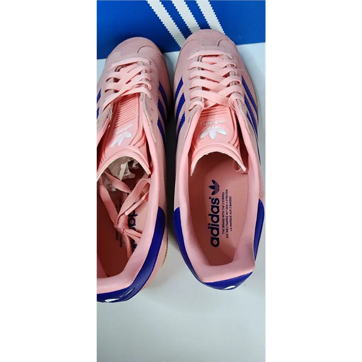 Adidas shoes - adidas Originals Gazelle - Originals Gazelle - J12077 - pink/blue 2