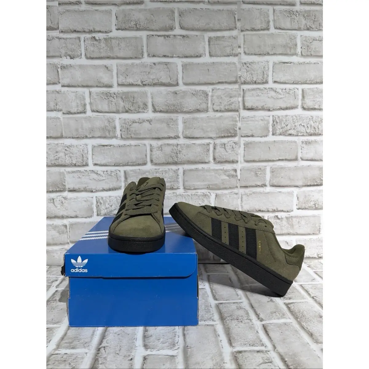 Adidas Campus 00s Olive Strata Black Gold Sneakers JI3307 Men`s Size 7.5