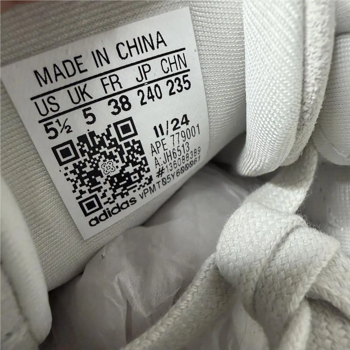 Adidas shoes - JH6513 - JH6513 - White (UPC: 197609713032) 5