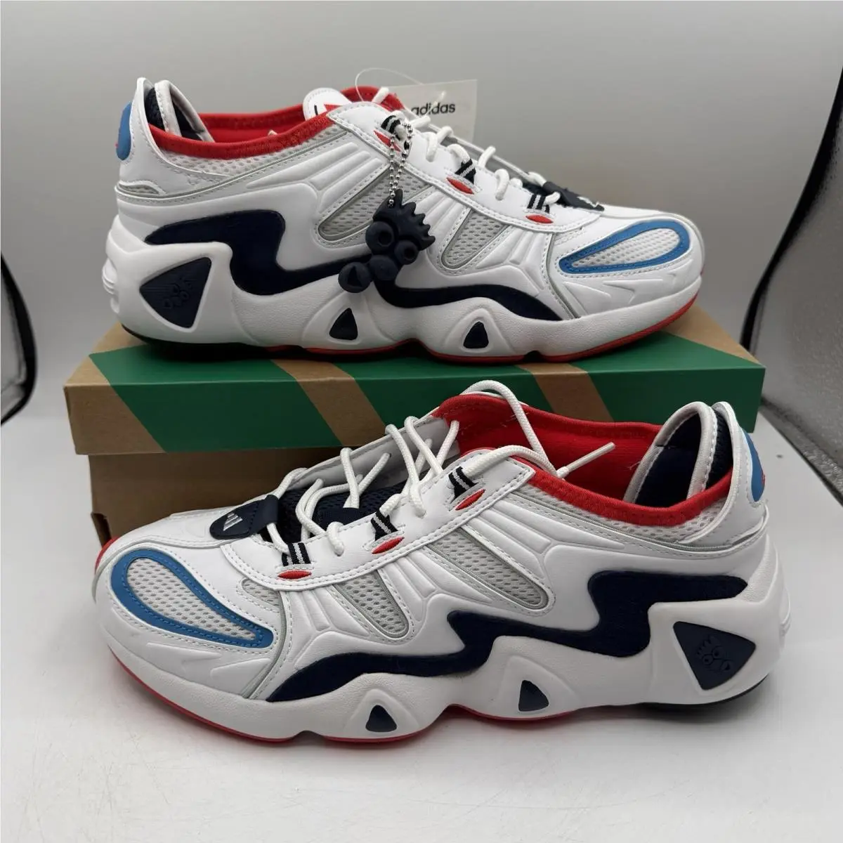 Adidas Fyw S-97 OG Salvation Shoes Mens Size 9 White/blue/red Sneakers G27704